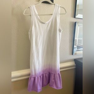 RD Style purple white tie dye dress size medium